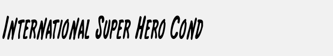 International Super Hero Cond